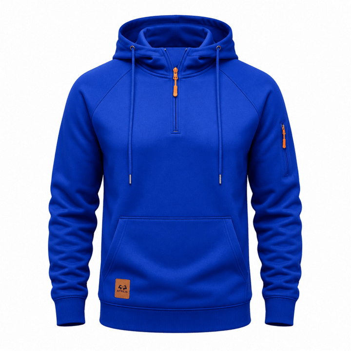 Sterling - Soft-Touch Half-Zip Hoodie