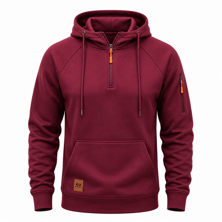 Sterling - Soft-Touch Half-Zip Hoodie