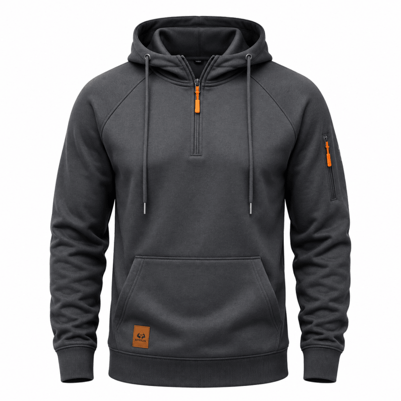 Zeke - Quarter-Zip Hooded Sweatshirt