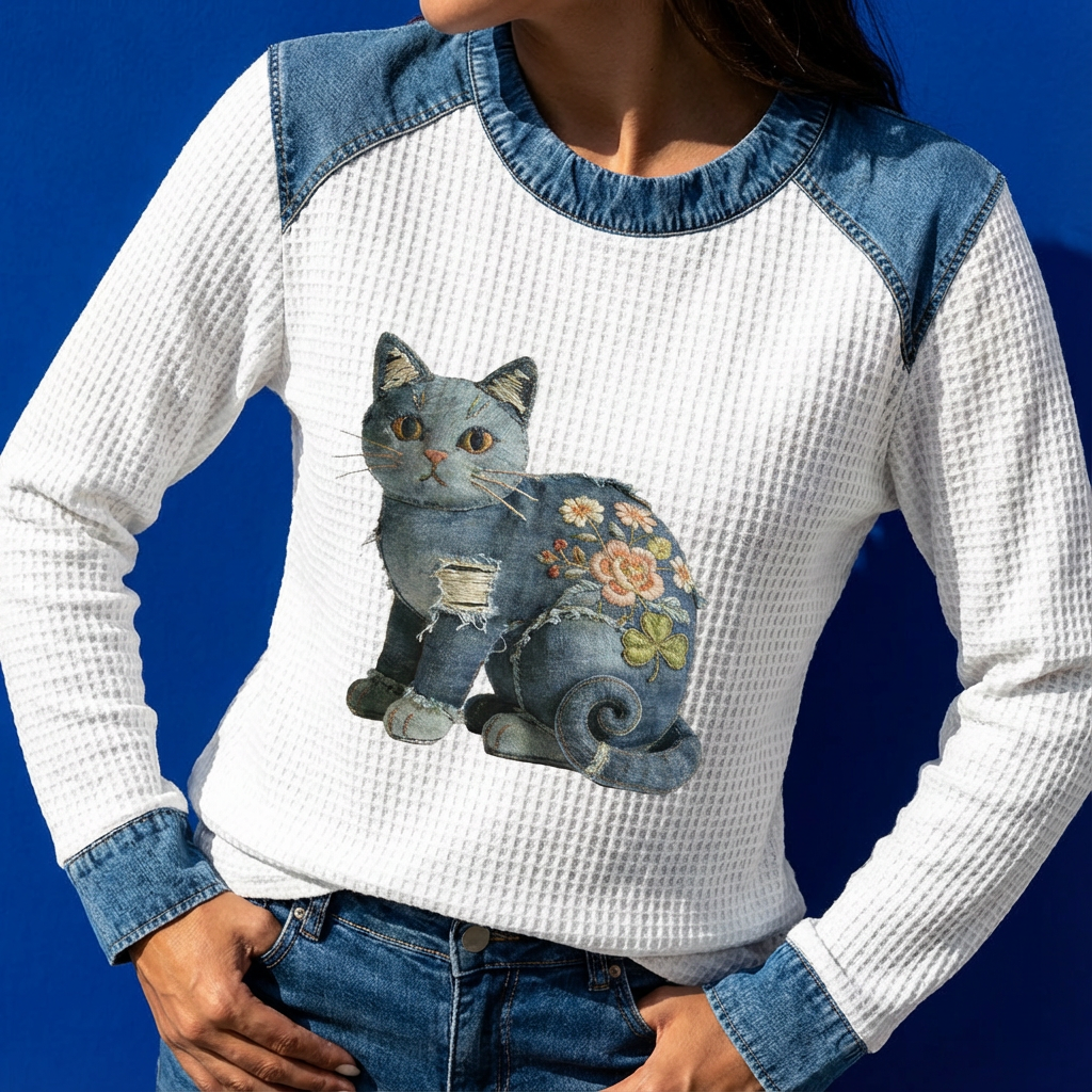 Maya - Soft-Touch Patchwork Top