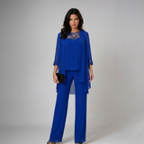 Bronte - Soft-Touch Three-Piece Pantsuit Set