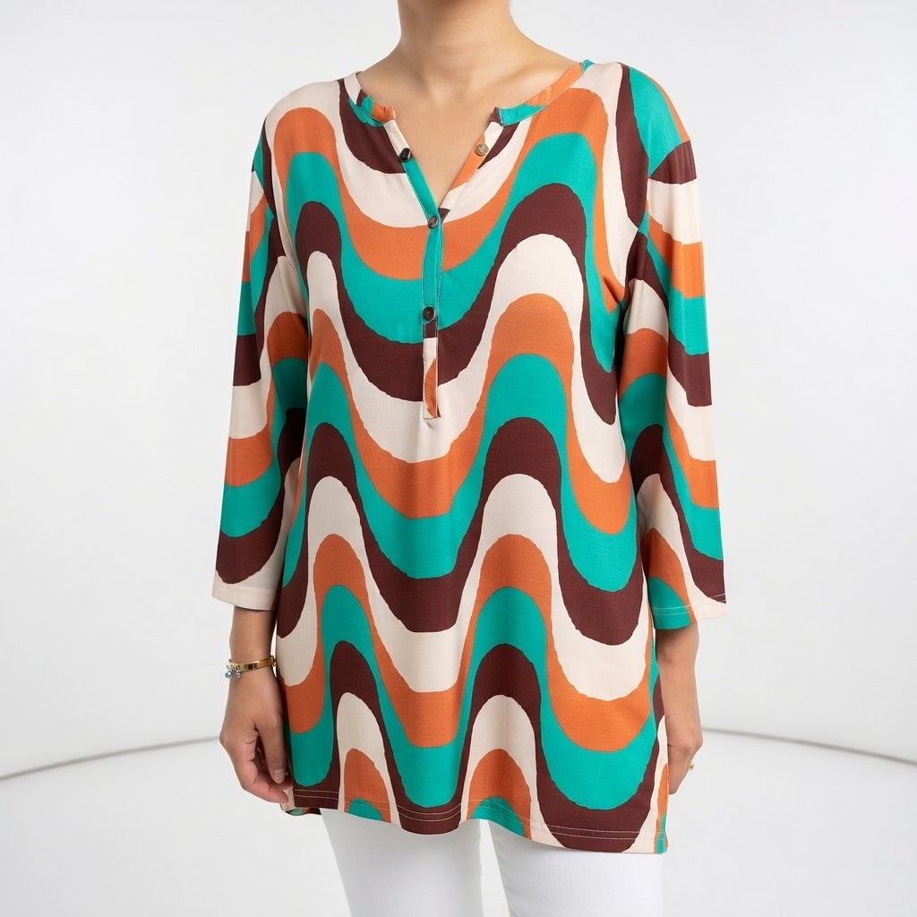 Arvellae - Breathable V-Neck Tunic