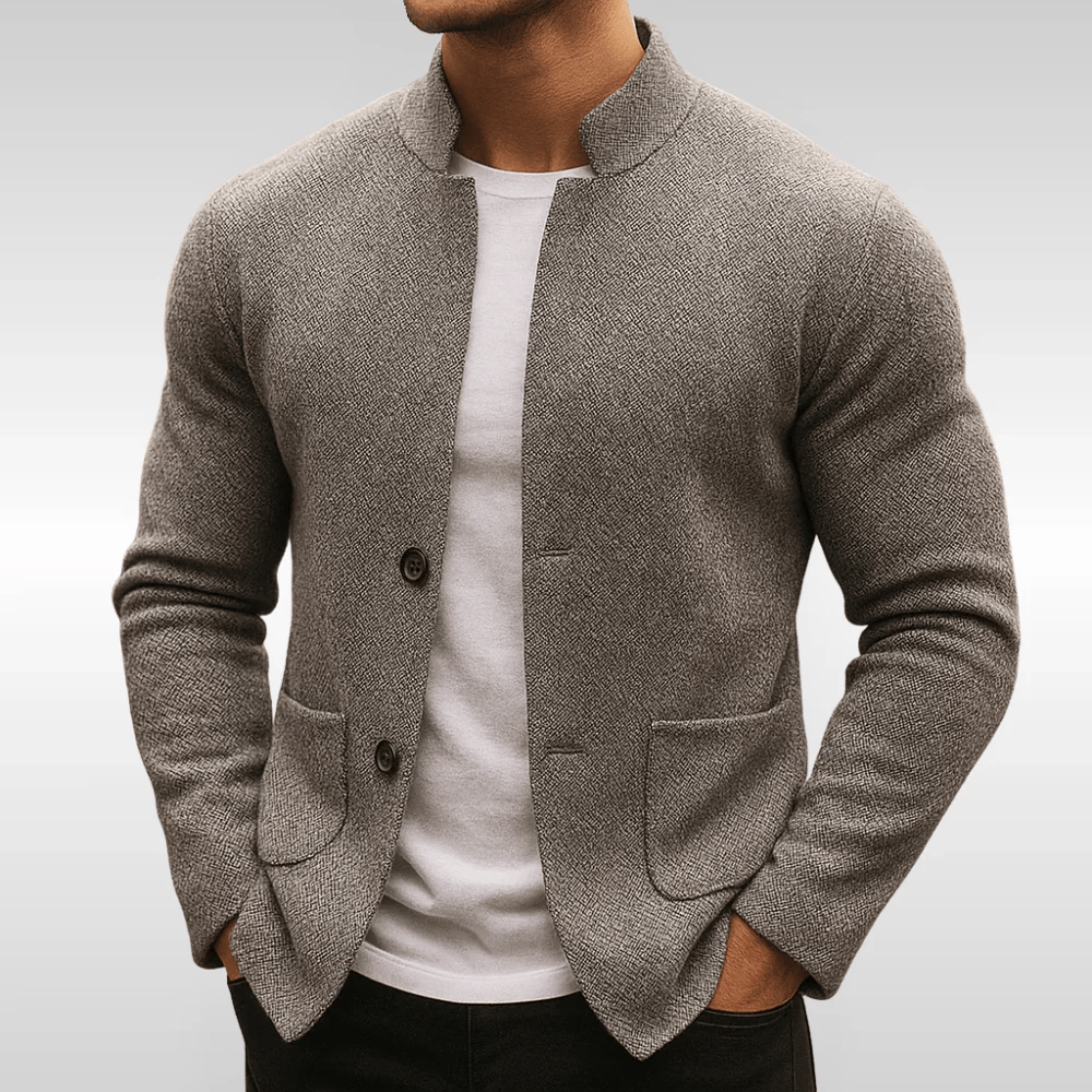 Vornick - Textured Knit Blazer