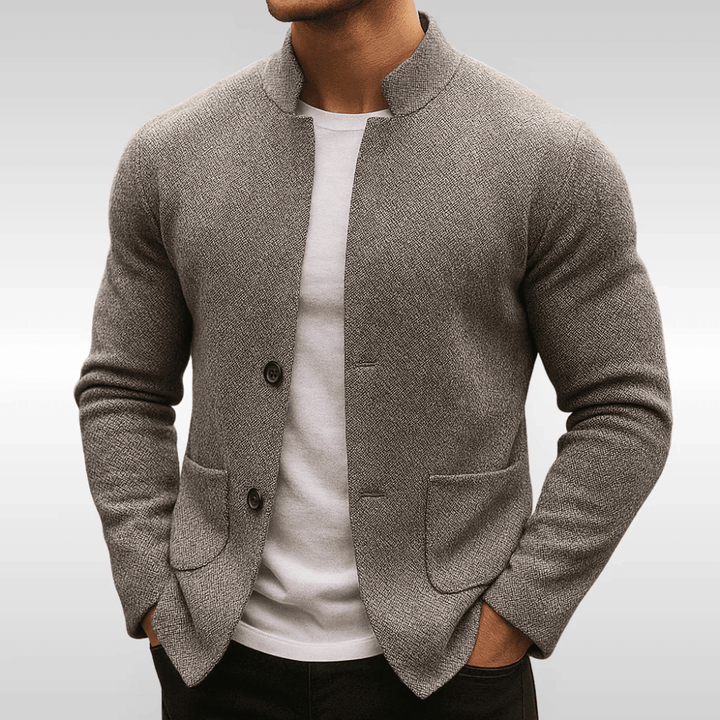 Corben - Textured Men's Knit Blazer