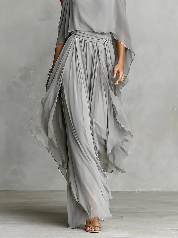 Iridessa - Airy Off-Shoulder Two-Piece Set