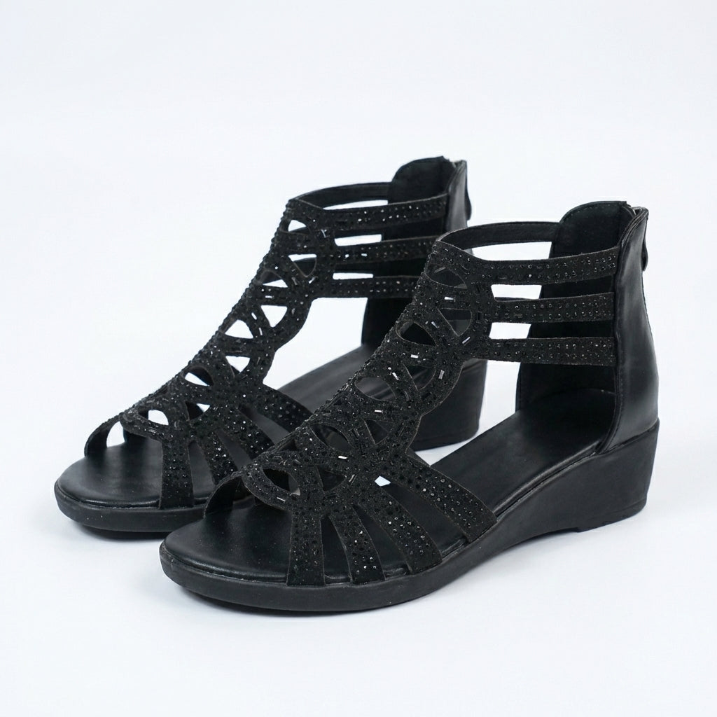 Quinzelia - Contoured Wedge Sandal