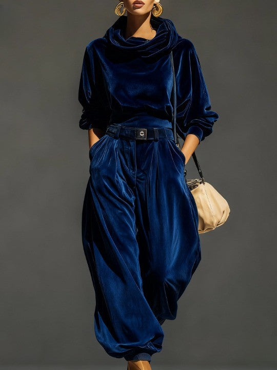 Kirael - Draped Two-Piece Set