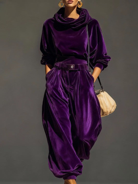 Kirael - Draped Two-Piece Set