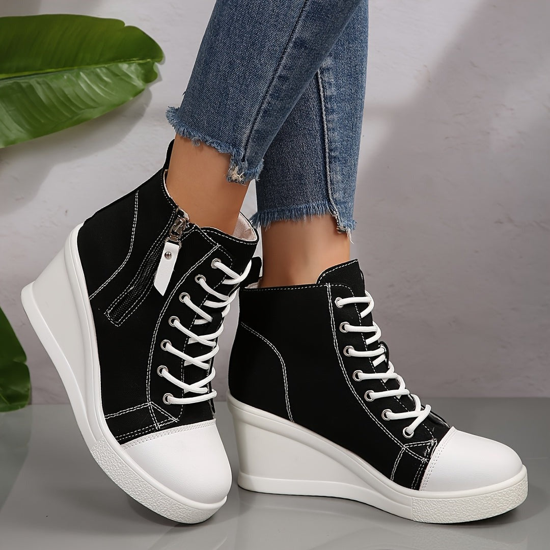 Harper - Sculpted Wedge Sneakers
