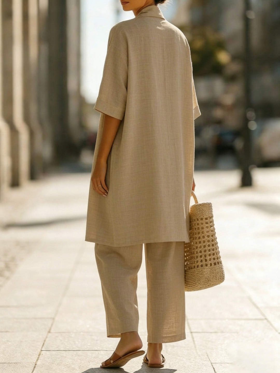 Ulyssia - Breezy Linen Three-Piece Set