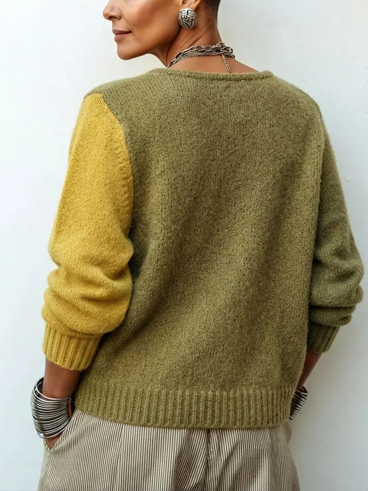 Ismay - Asymmetric Button-Front Cardigan