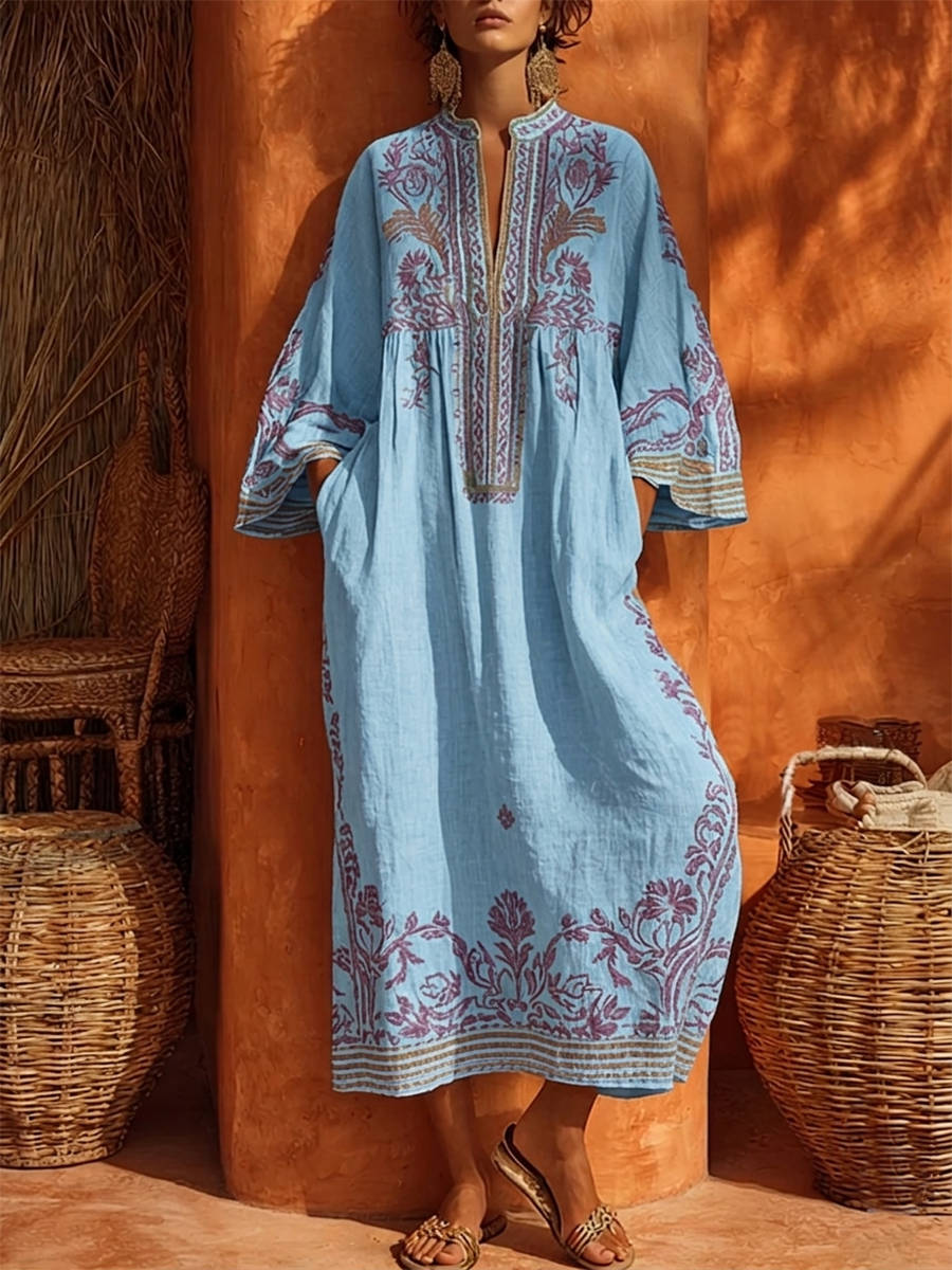 Nicole - Soft-Touch Floral Maxi Dress