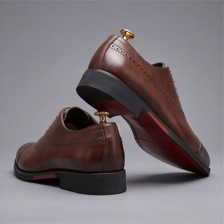 Arvid - Premium Cap-Toe Oxford Shoes