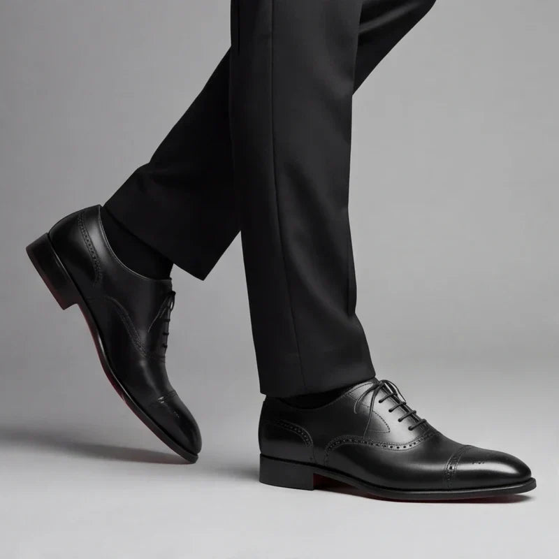 Arvid - Premium Cap-Toe Oxford Shoes