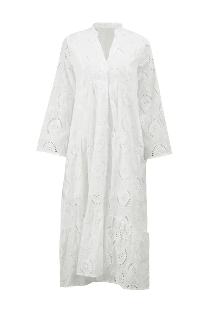 Kylie - Embroidered Maxi Dress