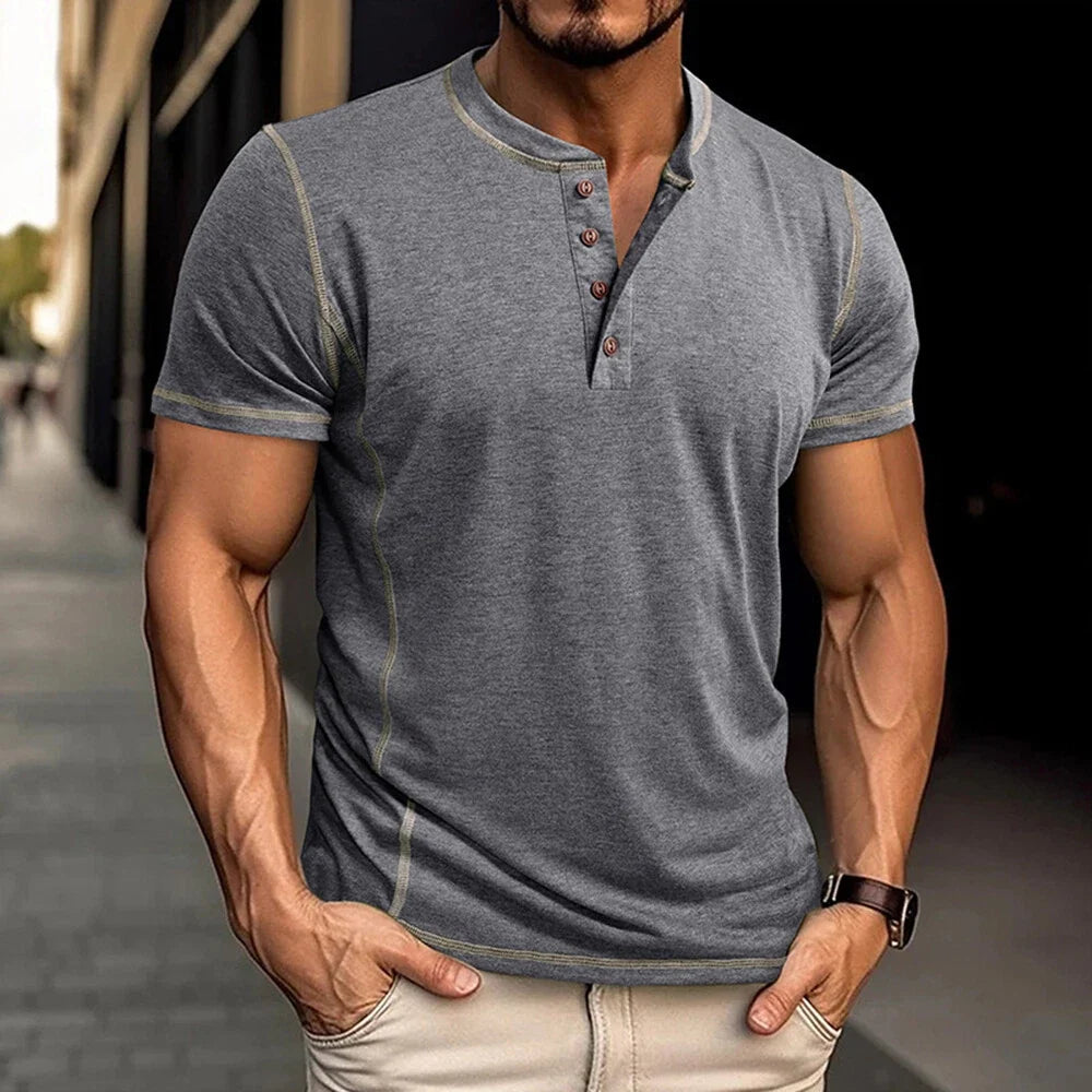 Bardwell - Soft-Touch Henley T-Shirt