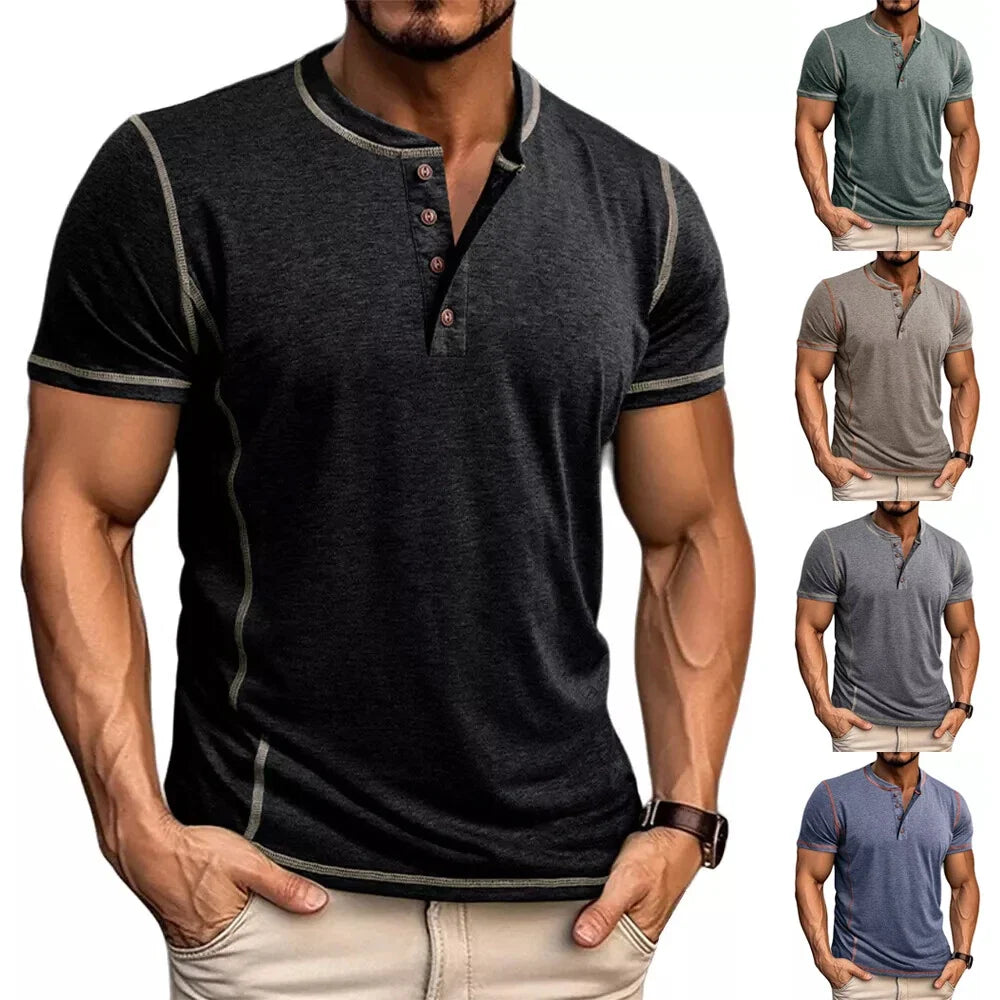 Bardwell - Soft-Touch Henley T-Shirt