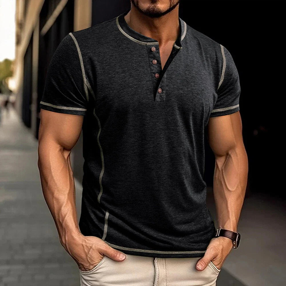 Bardwell - Soft-Touch Henley T-Shirt