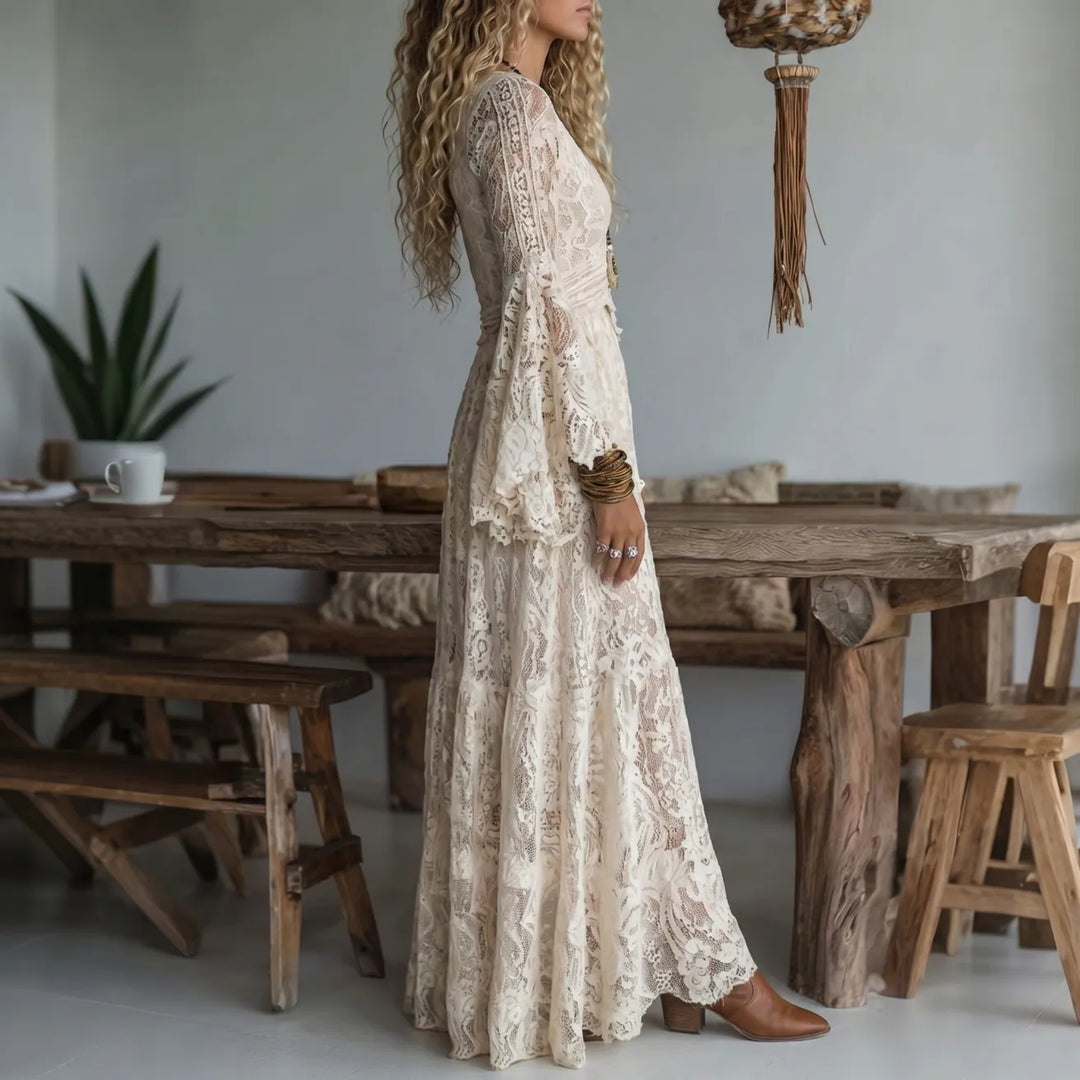 Lucasta - Premium Boho Maxi Dress