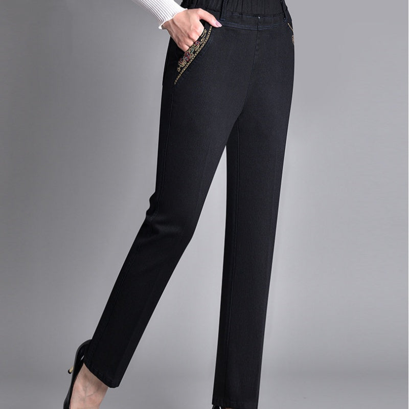 Teliraen - Soft-Touch Straight-Leg Jeans
