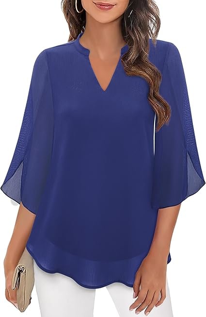 Zanyelle - Soft-Touch Layered Blouse