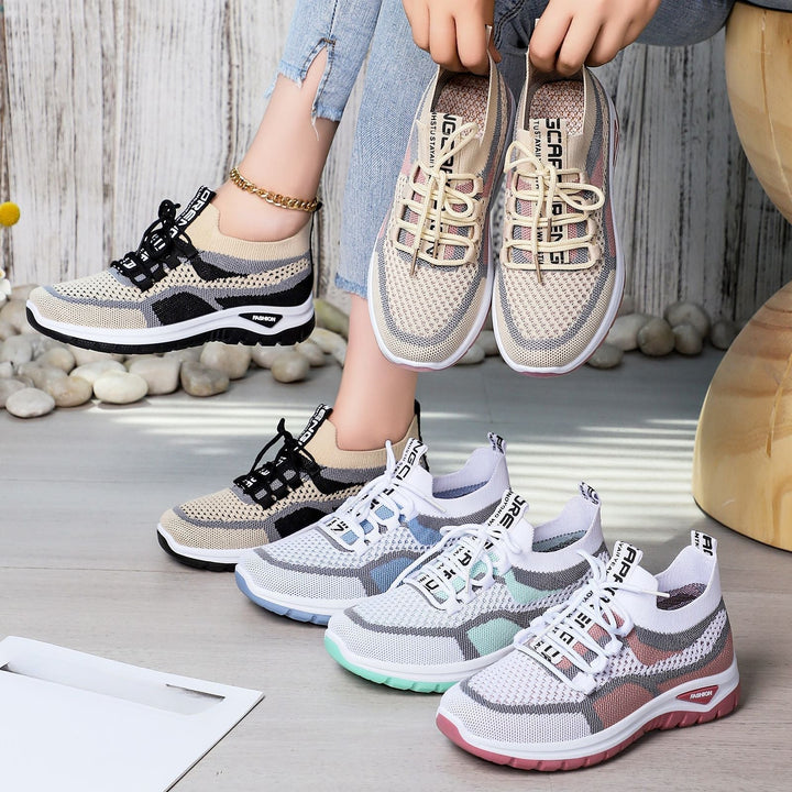 Xarae - Lightweight Cushioned Lace-Up Running Sneakers