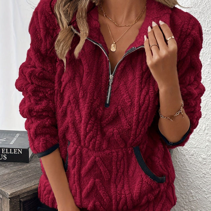 Lurein - Soft-Touch Half-Zip Pullover