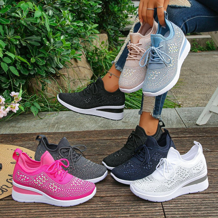 Luriya - Sparkling Rhinestone Sneakers
