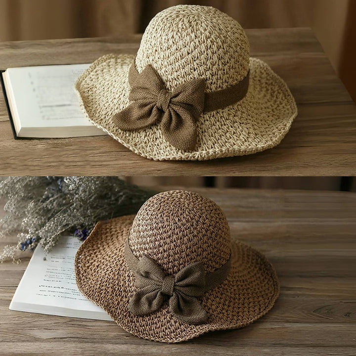 Coralie - Handcrafted Bow Sun Hat
