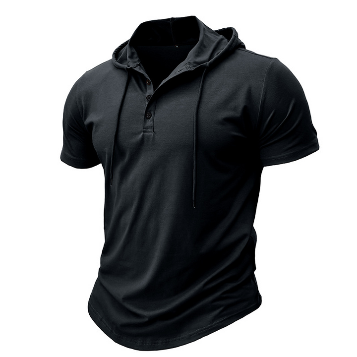 Oisin - Soft-Touch Hooded Shirt