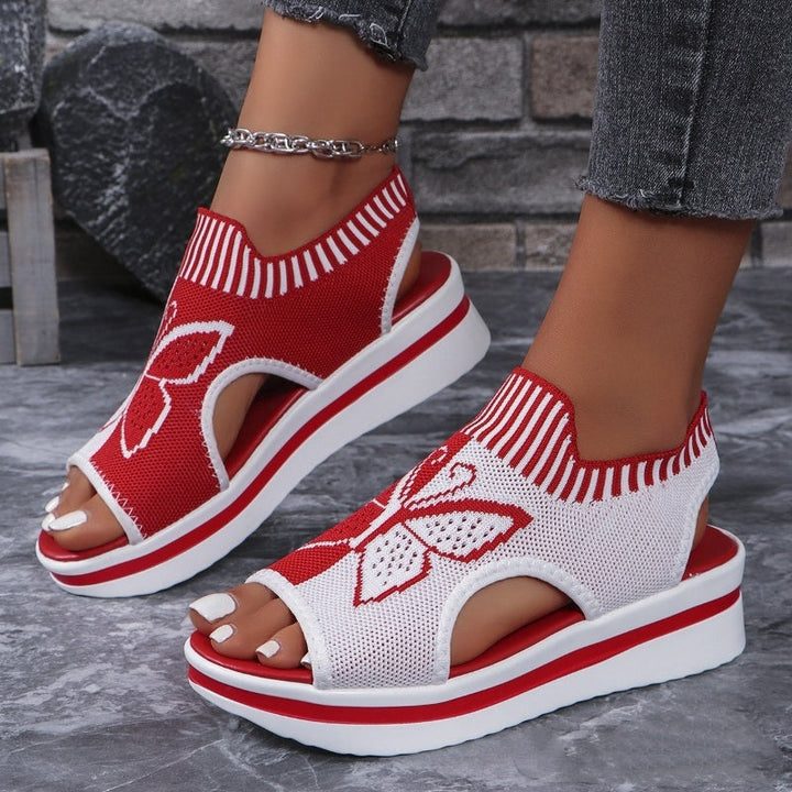Valessia - Cushioned Platform Sandals