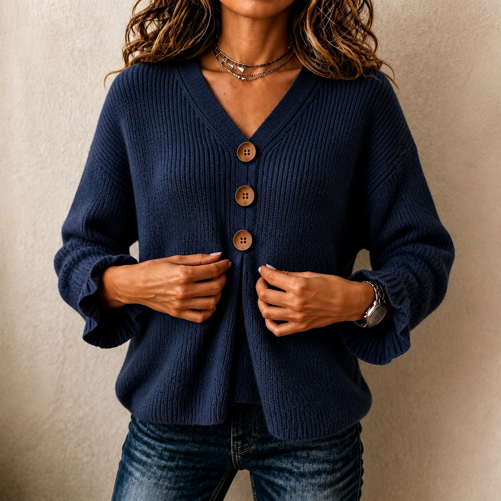 Annelie - Soft-Touch V-Neck Sweater